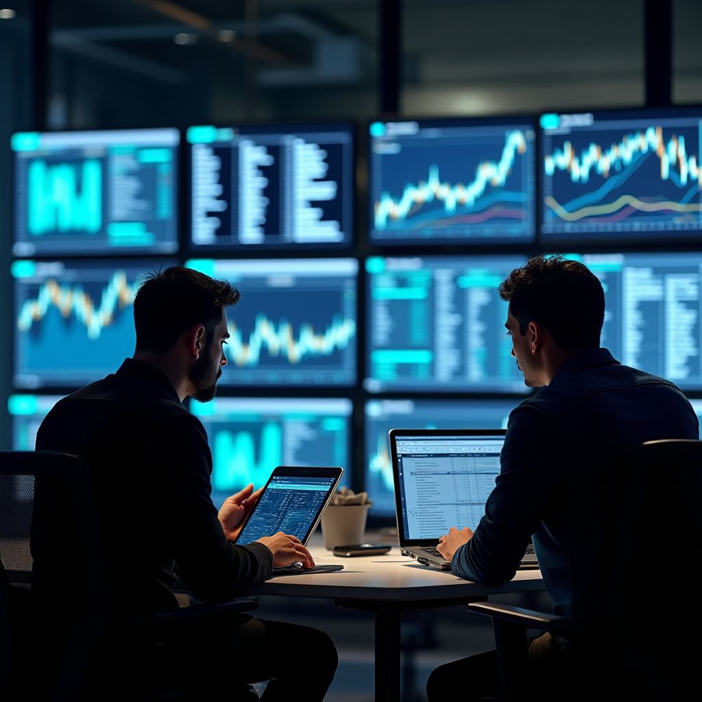 Fundadores de FinanzAR en oficina moderna